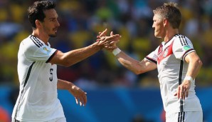 Auf Augenhöhe: Mats Hummels wird im Team wie Bastian Schweinsteiger als Führungsfigur akzeptiert