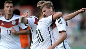 Timo Werner war mit zwei Toren der Mann des Tages