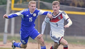 Timo Werner (r.) traf gegen Lettland zum 3:0-Endstand