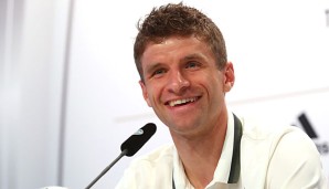 Thomas Müller blickt optimistisch auf das Spiel gegen Italien