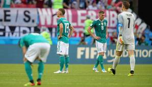 Das DFB-Team war nach dem WM-Aus fassungslos.