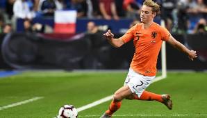 Frenkie de Jong (Ajax Amsterdam), 21 Jahre, 2 Länderspiele