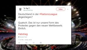 Nations League? Wer braucht schon Nations League! Nieder mit der Nations League!