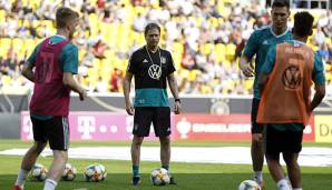 Das DFB-Team trainierte auf dem Aachener Tivoli.