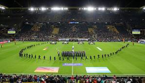 Selbst gegen Argentinien war das Stadion nicht im Ansatz prall gefüllt.