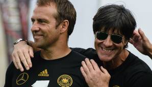 Der Meister und sein Schüler: Hansi Flick war einst Co-Trainer von Joachim Löw und wird nun dessen Nachfolger.