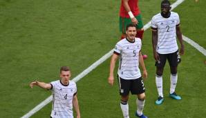 Die Dreierkette der DFB-Elf bestand im EM-Turnier aus Matthias Ginter, Mats Hummels und Antonio Rüdiger.