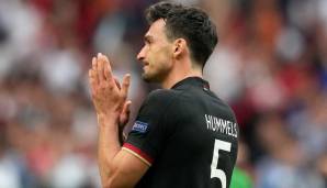 Mats Hummels bestritt sein bislang letztes Länderspiel beim Achtelfinal-Aus bei der EM gegen England.