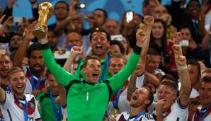 Manuel Neuer wurde 2014 Weltmeister in Brasilien.