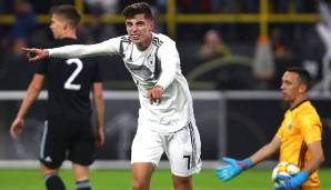 KAI HAVERTZ: Profitierte von den zahlreichen Ausfällen und rückte so wieder in die Startelf. Viele gelungene Aktionen, vor allem sein erstes Länderspieltor zum 2:0 (22.). Nach der Pause schwächer, nach 83 Minuten für Rudy raus. Note: 2,5.