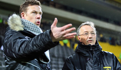 Erik Meijer (l.) prophezeit dem FC Bayern München ein Waterloo im DFB-Pokal