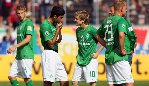 Lange Gesichter bei Ekici, Marin und Co. nach der Pleite in Heidenheim