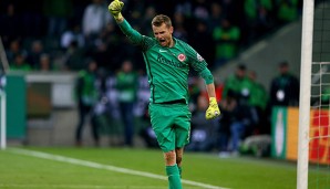 Lukas Hradecky parierte gegen Gladbach zwei Strafstöße