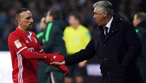 Zwischen Franck Ribery und seinem Trainer scheint es nicht so gut zu laufen