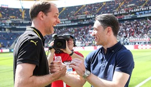 Verstehen sich offenbar prächtig: Thomas Tuchel (l.) und Niko Kovac