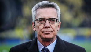 Thomas De Maiziere fordert ein hartes Durchgreifen seitens der Gerichte