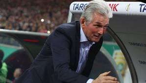 Jupp Heynckes vorm DFB-Pokal-Spiel gegen RB Leipzig