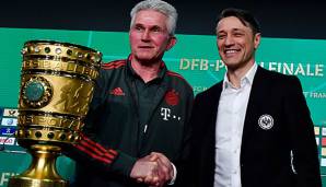 Jupp Heynckes (l.) und Niko Kovac kämpfen um den DFB-Pokal.