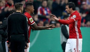 EINWECHSELSPIELER - Jerome Boateng: Kam nach gut einer Stunde für Hummels. Reihte sich ohne Probleme in der Bayern-Abwehr ein und fing noch einige Bälle ab, weil er gut antizipierte. Beim 2:3 allerdings auch nicht entschlossen genug. Note: 3,5