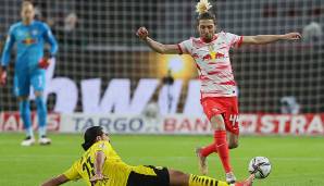 KEVIN KAMPL | Defensives Mittelfeld | Note: 4 | Mehr als Kampf kam von ihm nicht. Dortmund setzte ihn am meisten unter Druck, weshalb er auch kaum kreieren konnte, zudem verdaddelte er vor dem 0:1 den Ball. In der 62. Minute war für ihn Schluss.