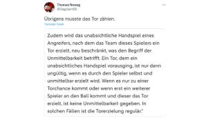 Thomas Nowag vom Sportinformationsdienst lieferte die Regelerklärung.