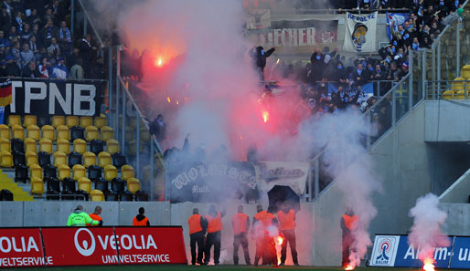 Die Fans von Hansa Rostock sorgten schon häufiger für Aufregung