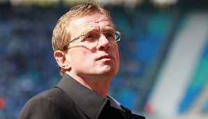 Ralf Rangnick feierte mit RB Leipzig den Aufstieg in die 2. Liga