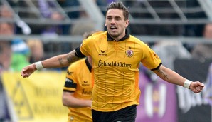 Pascal Testroet hatte Dynamo Dresden mit seinem Treffer auf die Siegerspur gebracht