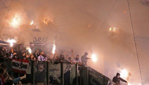 Nach dem Skandal im DFB-Pokal war Hansa Rostock zunächst mit einem Fan-Ausschluss bestraft worden