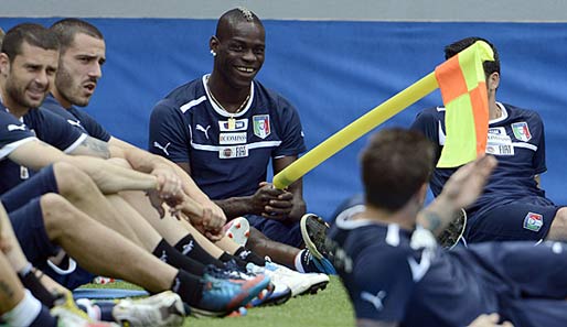 Scherzkeks im italienischen Kader: Mario Balotelli