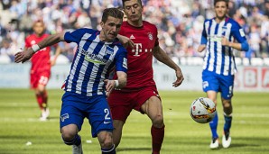 Peter Pekarik kam in dieser Saison auf 11 Einsätze für die Hertha