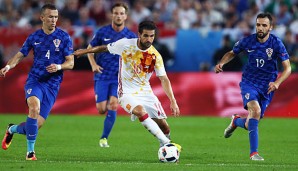 Cesc Fabregas lief wie die meisten Spanier gegen Kroatien seiner Form hinterher