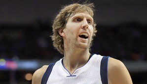 Dirk Nowitzki schied mit Dallas Mavericks in den Playoffs gegen OKC aus