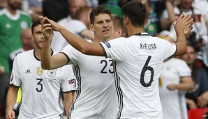 Mario Gomez durfte zum ersten Mal bei dieser EM von Beginn an ran