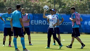 Bei Antonio Conte kommt auch der Spaß im Training nicht zu kurz