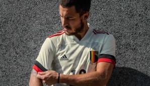 Eden Hazard scheint das gute Stück zumindest schon auf Herz und Nieren getestet zu haben. Im Gegensatz zu den letzten Jahren kommen die Roten Teufel auf jeden Fall deutlich schlichter daher ...