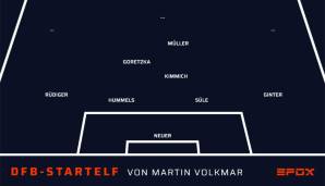 Im Mittelfeld setzt Kolumnist Martin Volkmar auf das Bayern-Trio aus Kimmich, Goretzka und Müller.