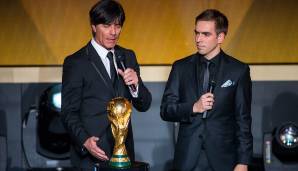 Joachim Löw und Philipp Lahm wurden gemeinsam 2014 Weltmeister.