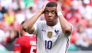 Kylian Mbappe und Frankreich mussten sich gegen Ungarn mit einem Remis begnügen.