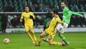 Treffsicher: Auch gegen Sporting Lissabon traf Bas Dost (r.) für die Wölfe