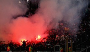 Etwa 1000 französische Fans waren nach Rom gereist