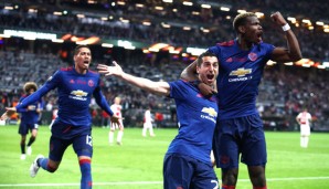 Matchwinner unter sich: Pogba (r.) und Mkhitaryan sorgten für den Sieg der Red Devils