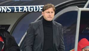 Ralph Hasenhüttl an der Seitenlinie von RB Leipzig