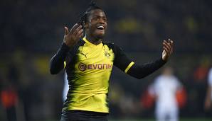 Michy Batshuayi erzielte den Dortmunder Siegtreffer gegen Atalanta Bergamo.