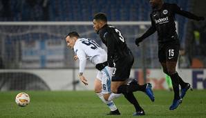 Eintracht Frankfurt setzt Lazio früh unter Druck.