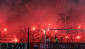 3. Oktober 2013: Auch beim Auswärtsspiel in Nikosia war die Eintracht auf den Rängen präsent. Ebenso wie auf dem Platz - die SGE holte einen 3:0-Sieg!