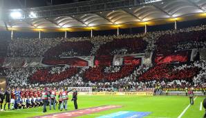 24. Oktober 2013: SGE! Auch gegen Maccabi Tel Aviv beeindruckten sowohl Fans als auch Mannschaft. 2:0 gewann Frankfurt.