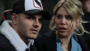 Mauro Icardi mit seiner Ehefrau und Beraterin Wanda Nara.