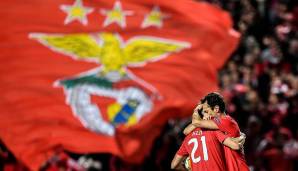 PLATZ 6 - BENFICA LISSABON: Liegt in der portugiesischen Liga sechs Spieltage vor Schluss punktgleich mit Porto an der Spitze. Ist in dieser Saison aber immer wieder für Patzer gut.