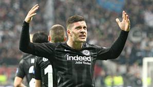 Luka Jovic wahrte mit seinem Tor Frankfurts Hoffnungen auf den Final-Einzug.